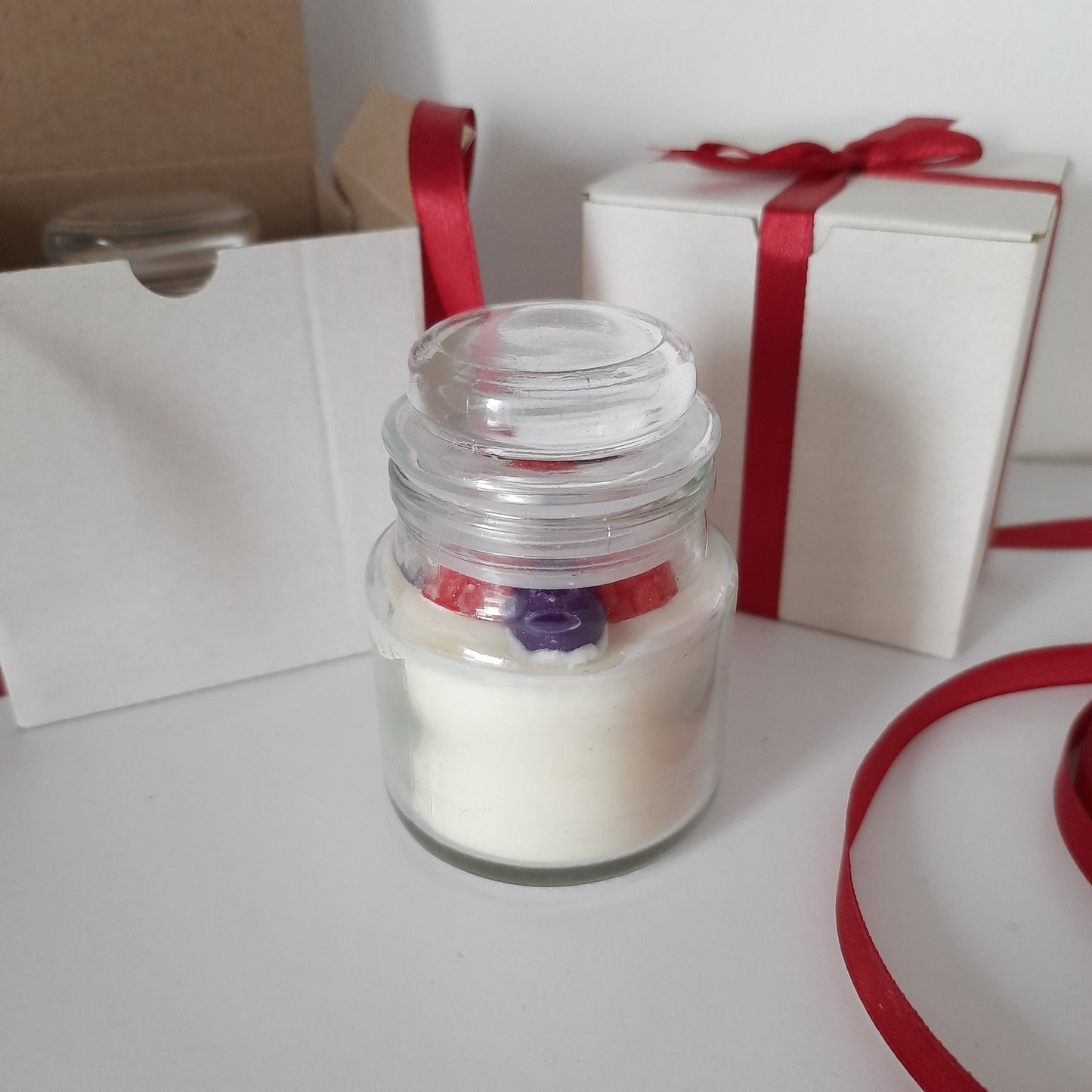 Dessert candles - Candles in jar - Scented jar candle - Candle gift - Soy wax candle - Fruit candle