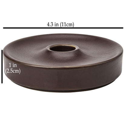 Сandlestick holders Ceramic candle holder Taper candle holder  Brown candle holder Modern candle holder