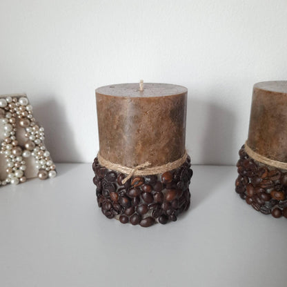 Coffee candle Coffee Lover Gift for her. Coffee gift. Coffee Lover Decor. Coffee Table Decor. Brown candle
